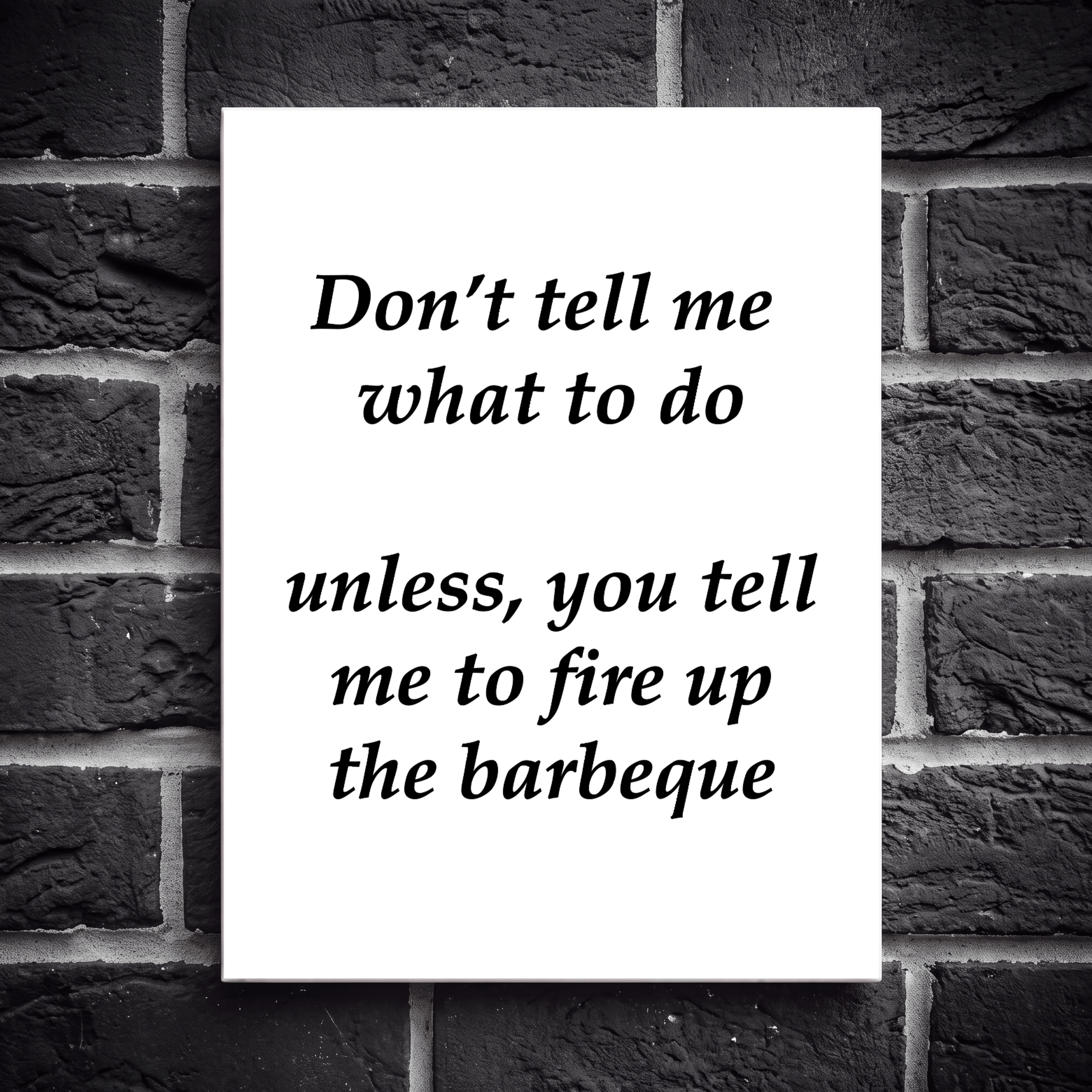 Don't tell me what to do NEW - Tile